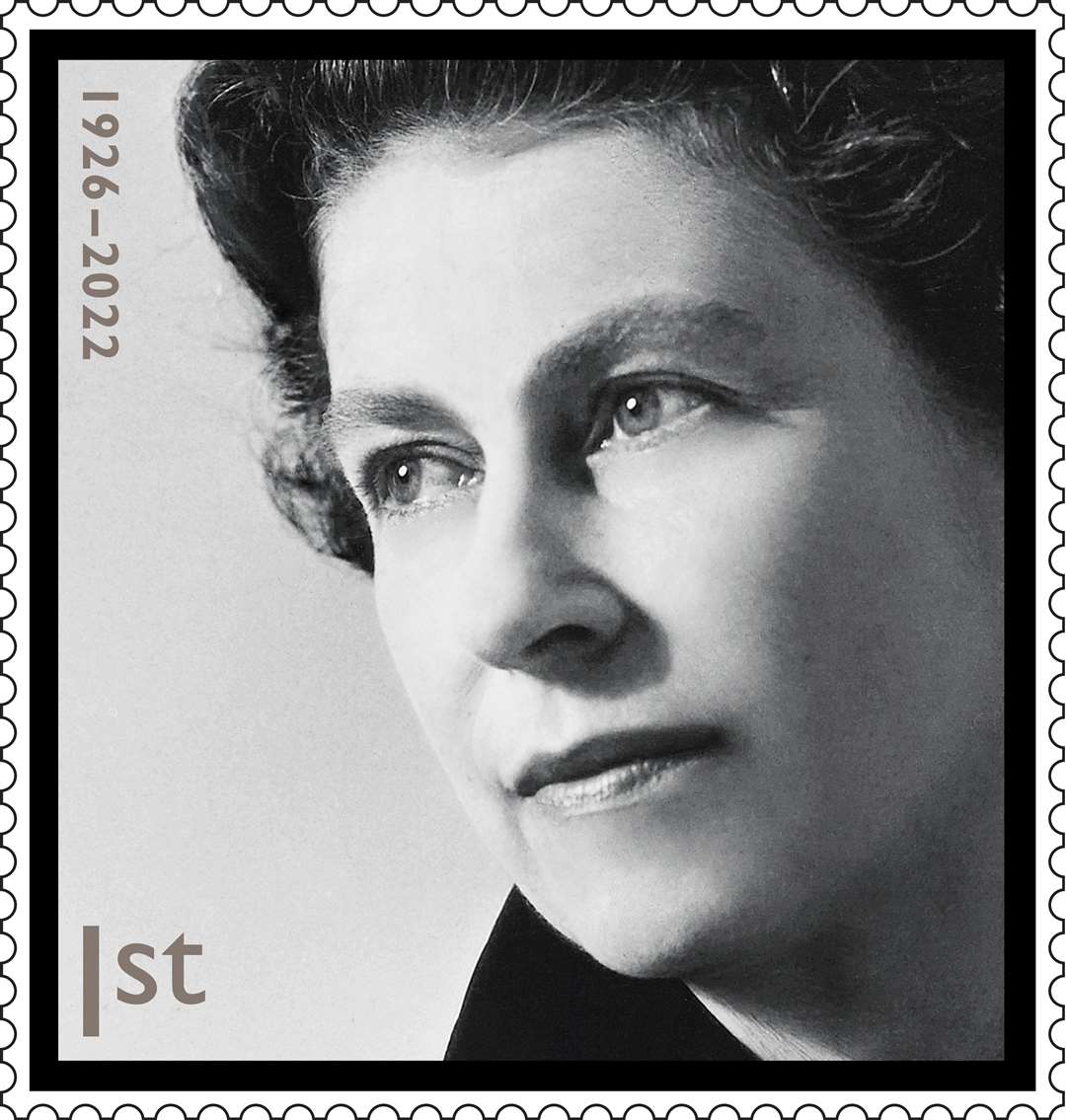 The image on the 1st class stamp – photographed by Cecil Beaton – was taken in1968. Picture: Royal Mail.