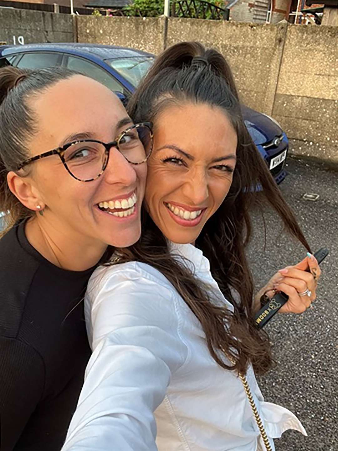 Amie Gray, left, pictured with her wife, Sian Gray, was stabbed to death on Bournemouth beach (Dorset Police/PA)