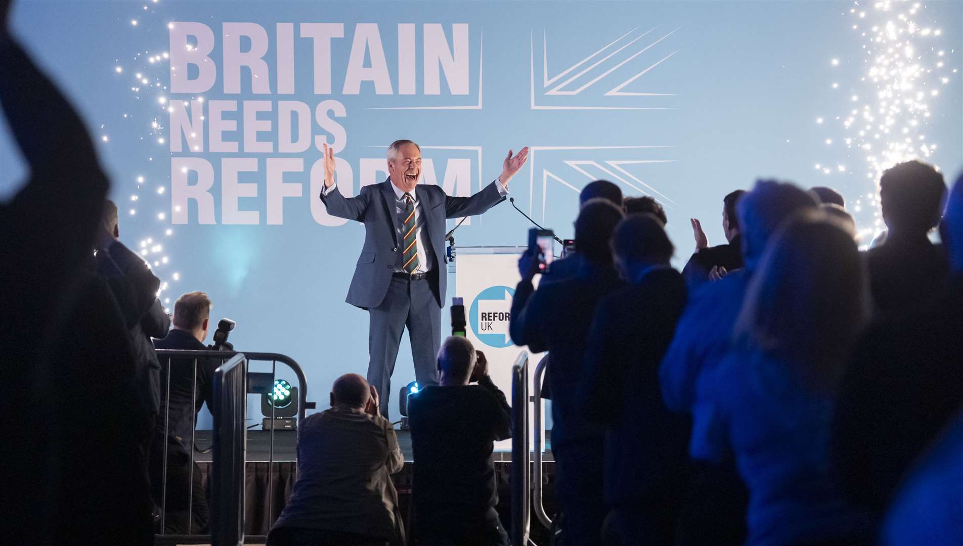Nigel Farage said in the interview that people should have health insurance ‘only if they can afford it’ (Danny Lawson/PA)